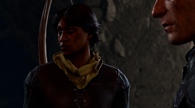 The two rescued NPCs. One of them has a yellow bandana, like Ryker.